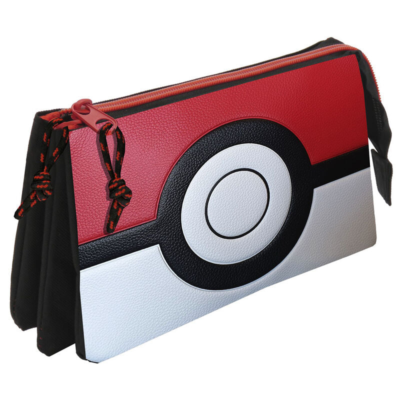 Estojo Poké Ball Pokémon triplo