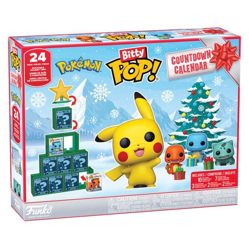 Calendário do advento Bitty Pop Pokémon