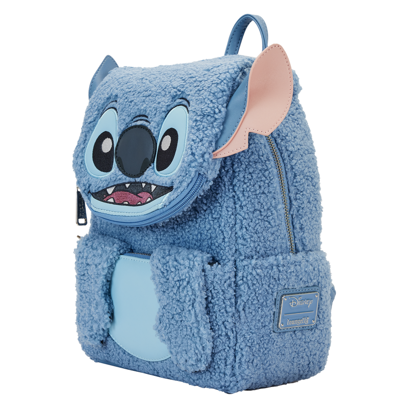Mochila Stitch Plush Pocket Loungefly
