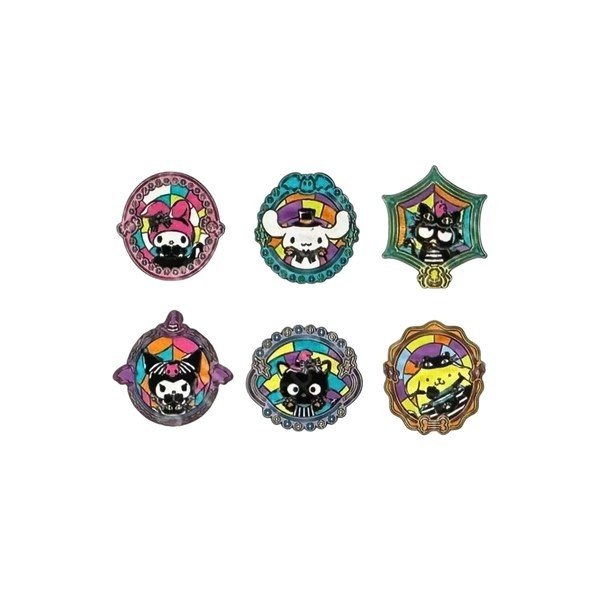 Pins Sanrio Halloween Stained Glass blind box