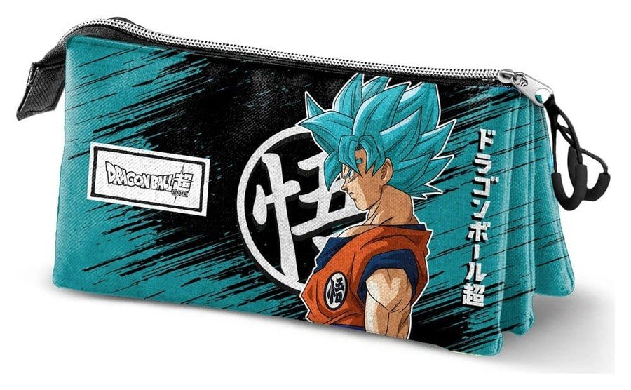 Estojo triplo Dragon Ball Saiyajin Blue