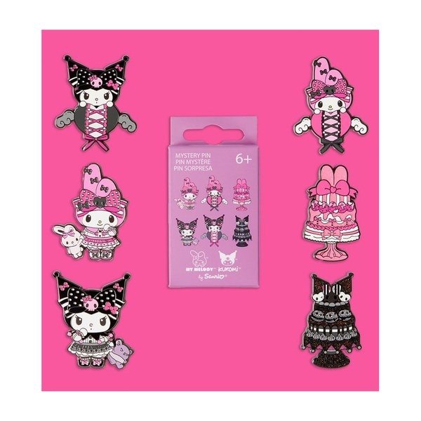 Pins My Melody e Kuromi blind box