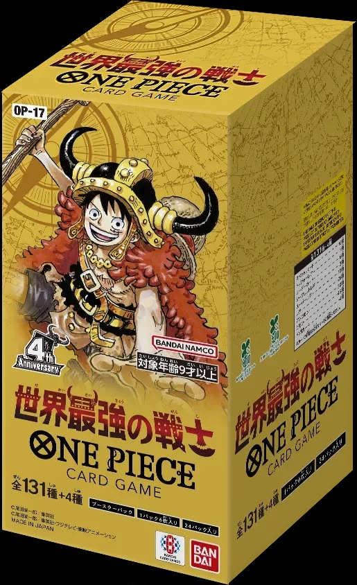One Piece Card Game OP-17 The World's Strongest Warriors – Booster Box Japonesa