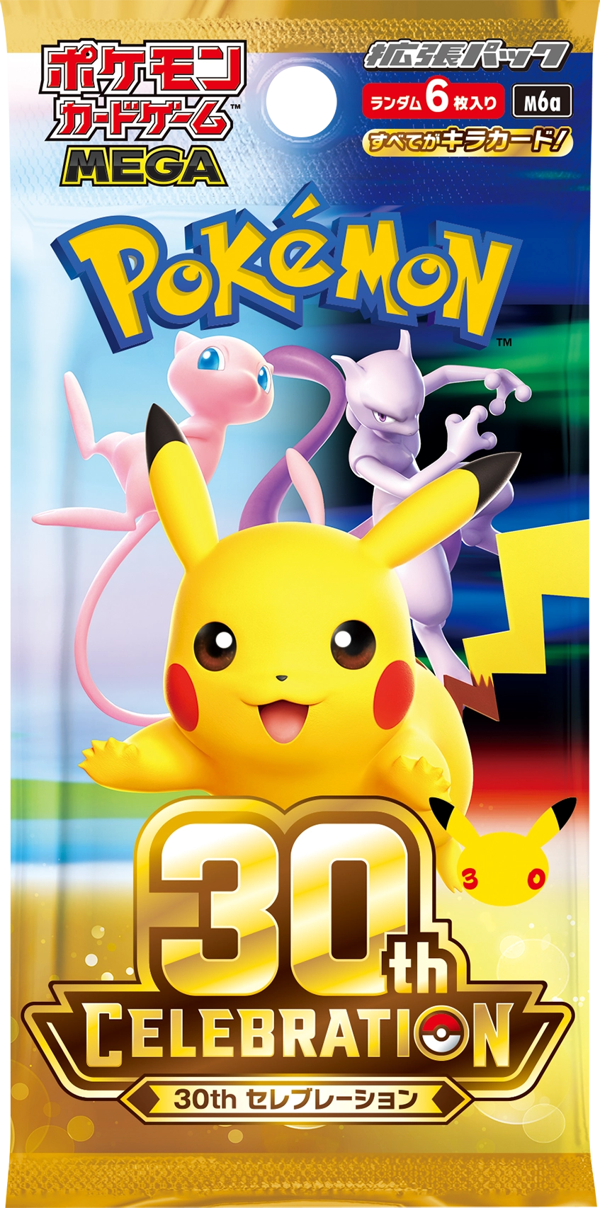 Pokémon 30th Celebration (M6a) – Booster Pack Japonês